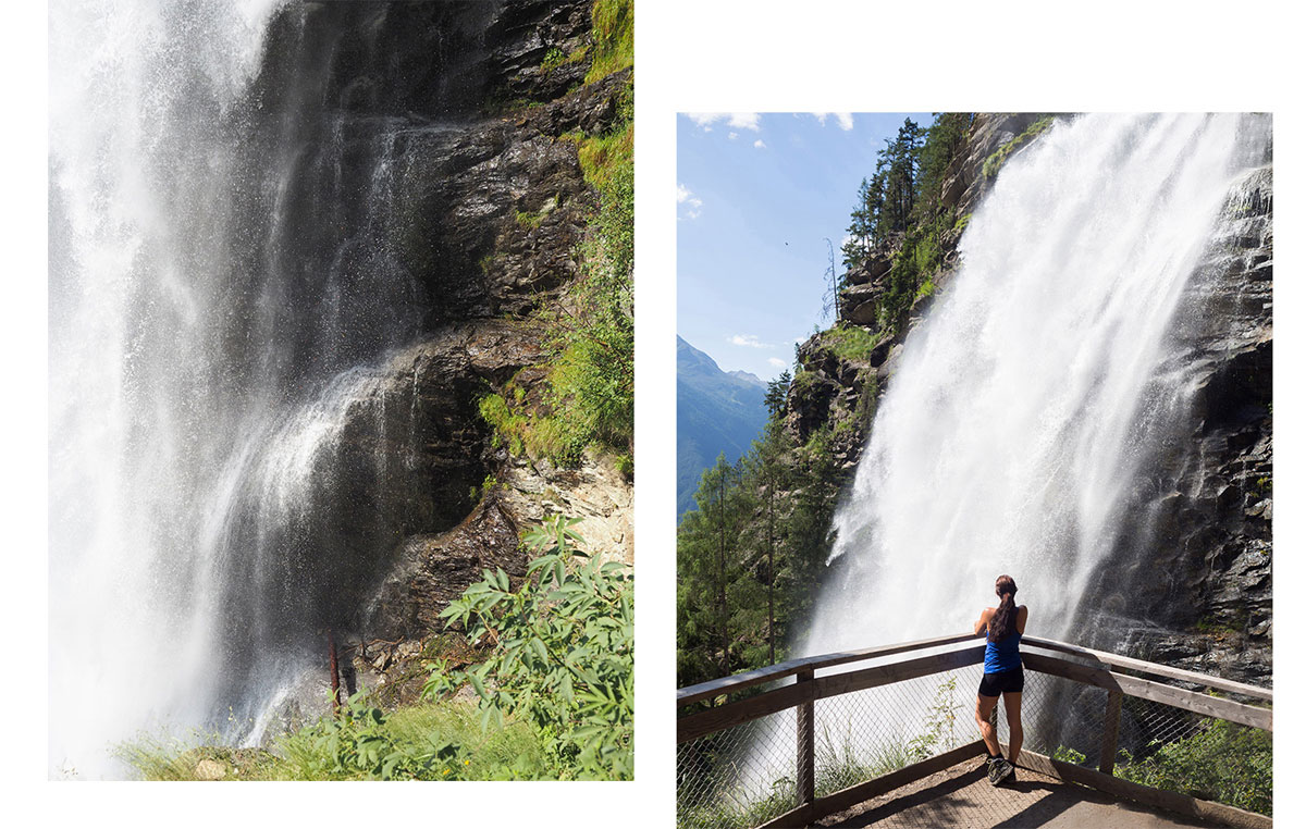 Wandern beim Stuibenfall in Tirol