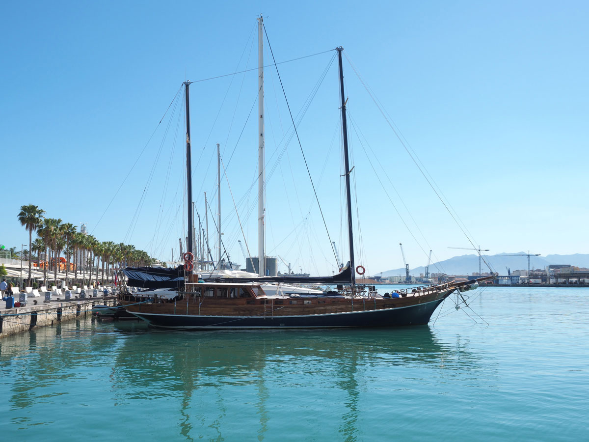 Hafen von Malaga