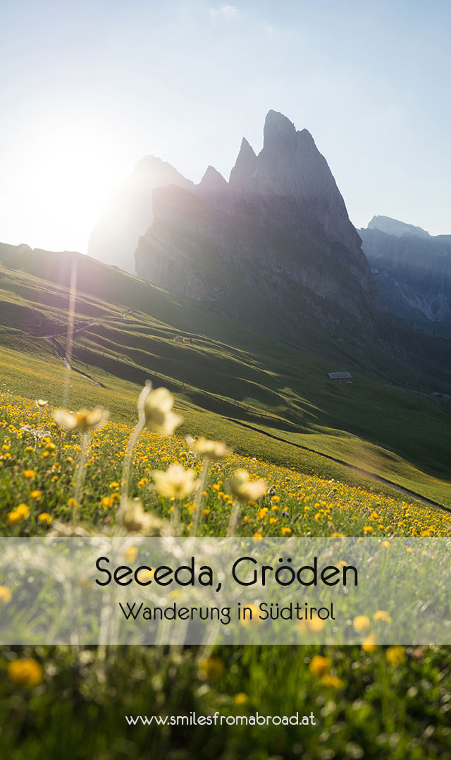 seceda pinterest3 - Wandern auf die Seceda von Wolkenstein - Sonnenaufgang auf der Seceda