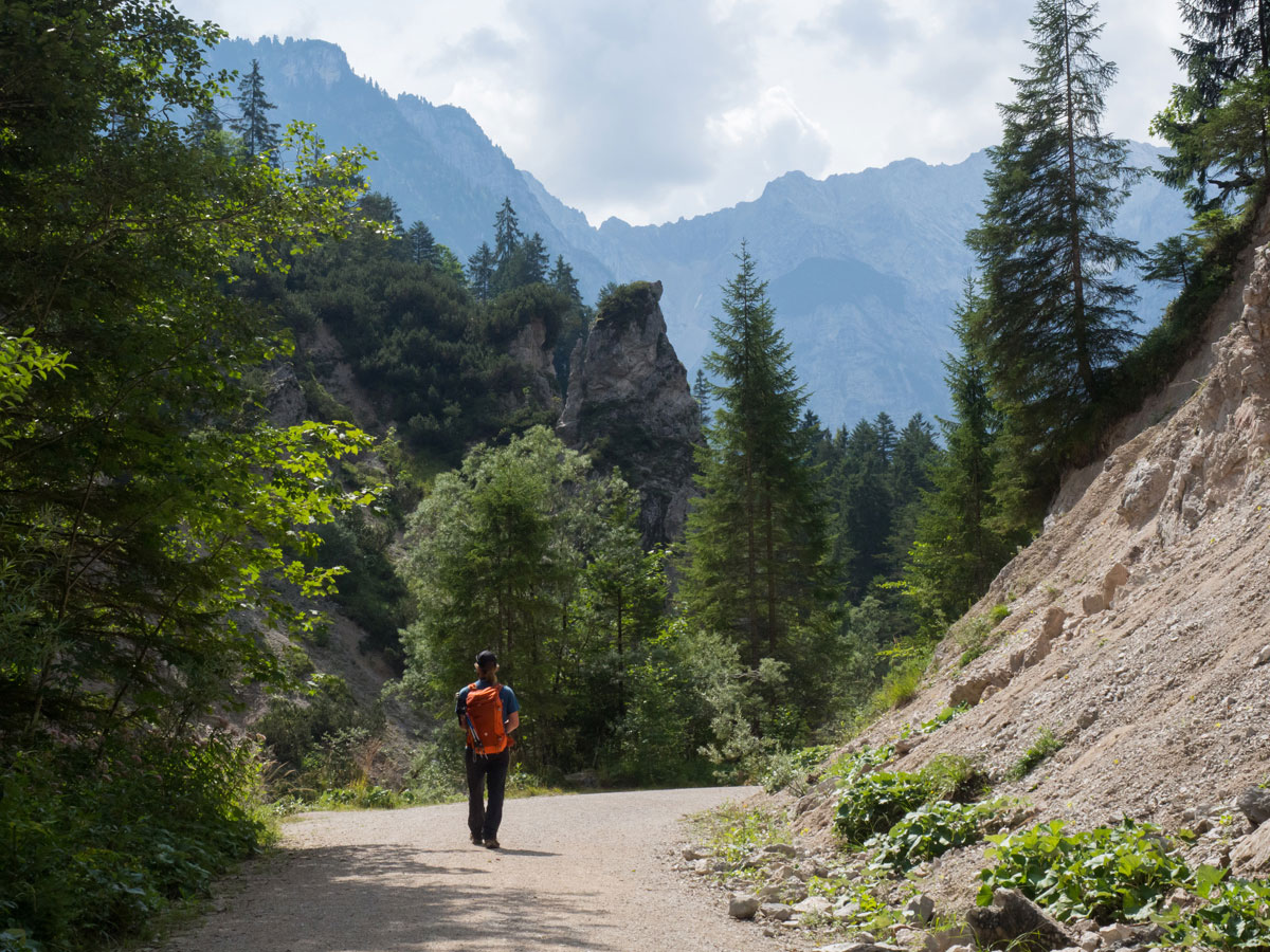 Wandern auf die Zugspitze