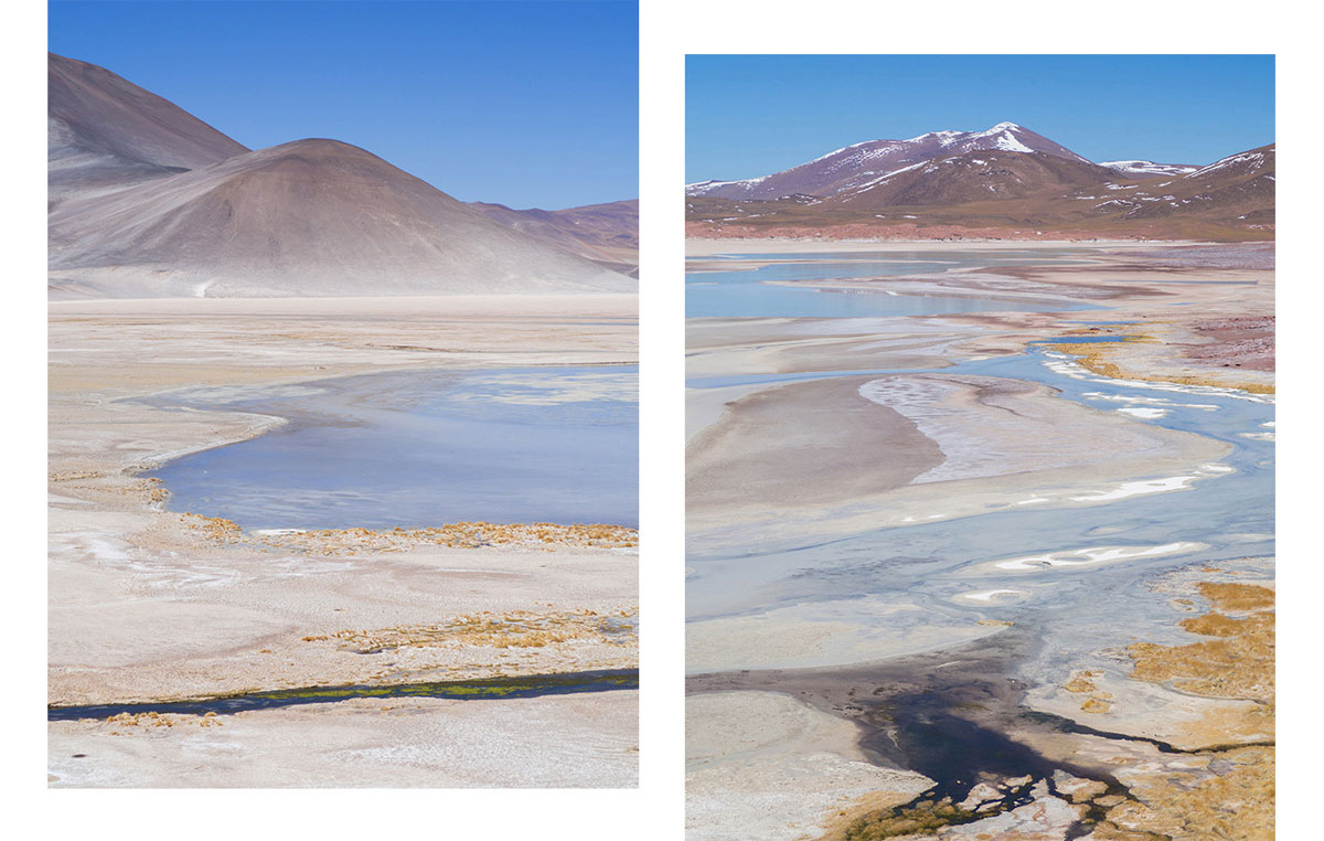 atacama salzsee - Als Selbstfahrer in der Atacama Wüste in Chile unterwegs