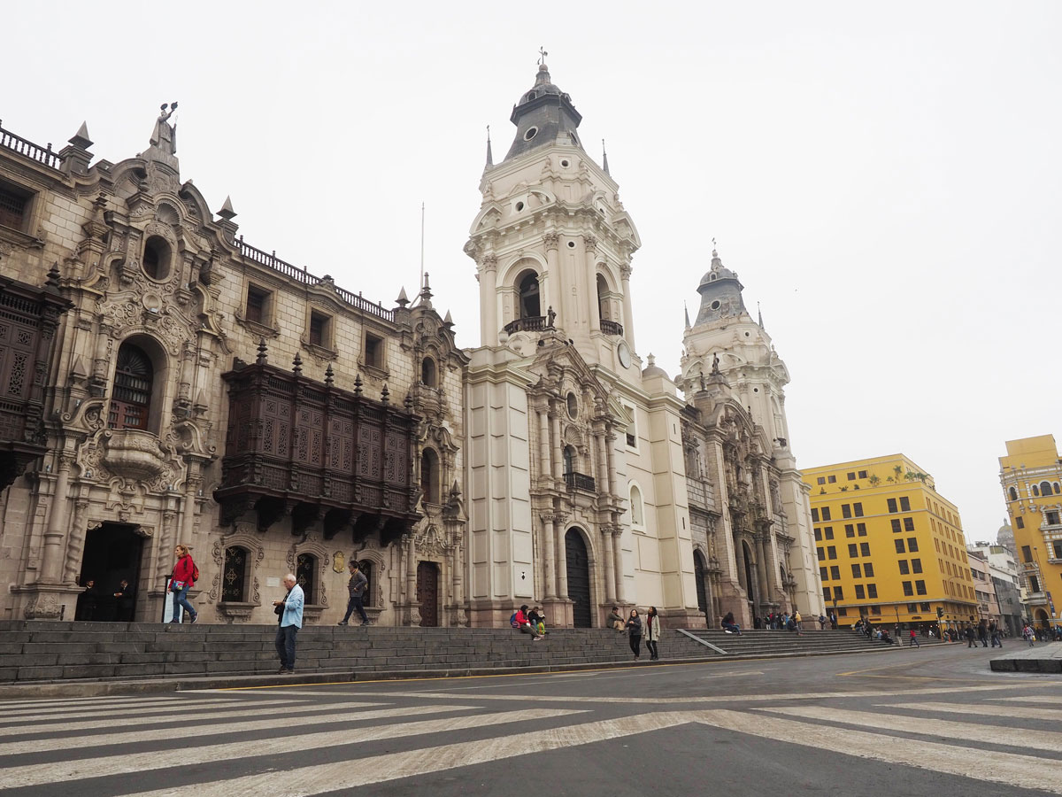 Plaza de Armas in Lima Peru