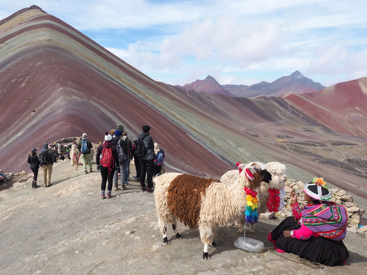 Rainbow Mountain ohne Leute erleben