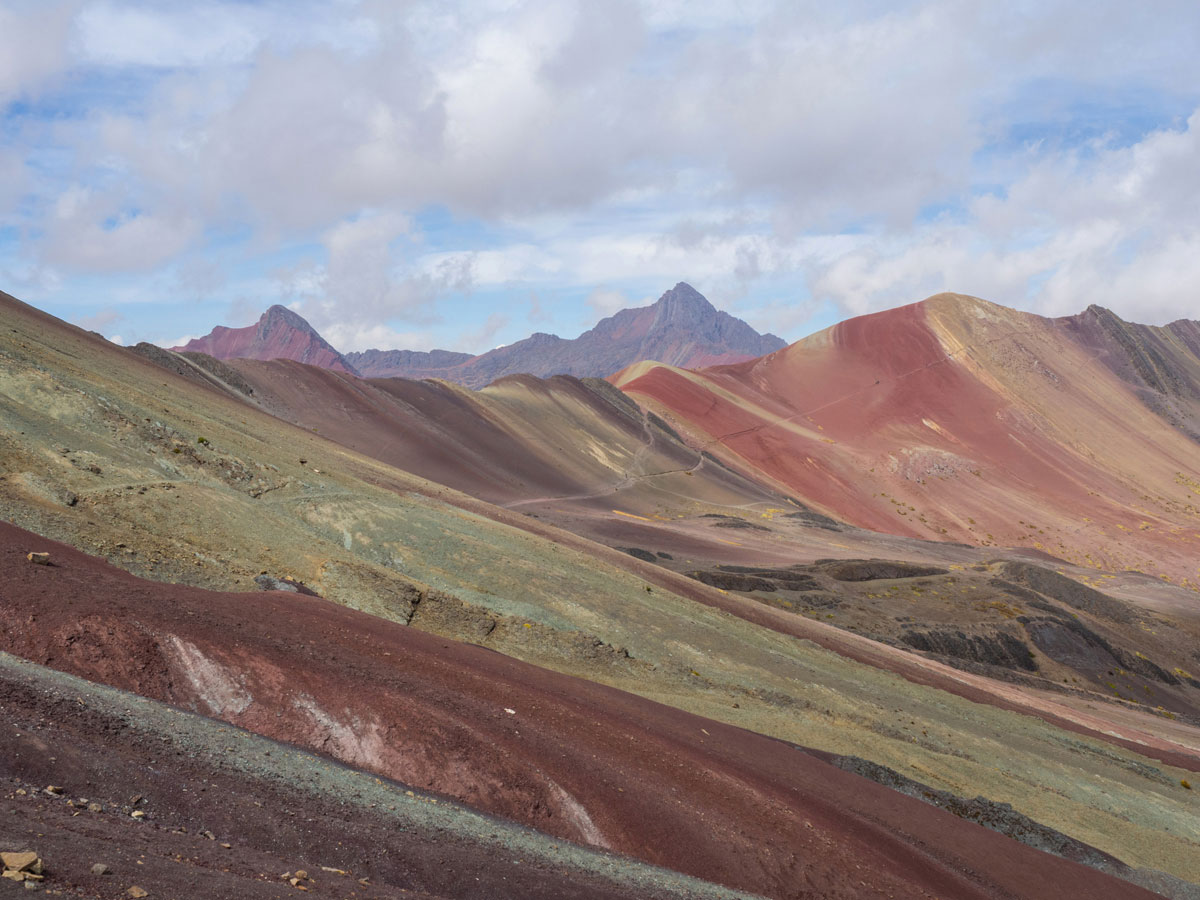 Red Valley beim Rainbow Mountain Peru