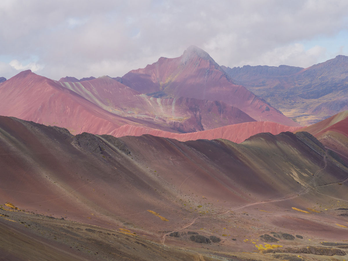 Red Valley Rainbow Mountain Peru