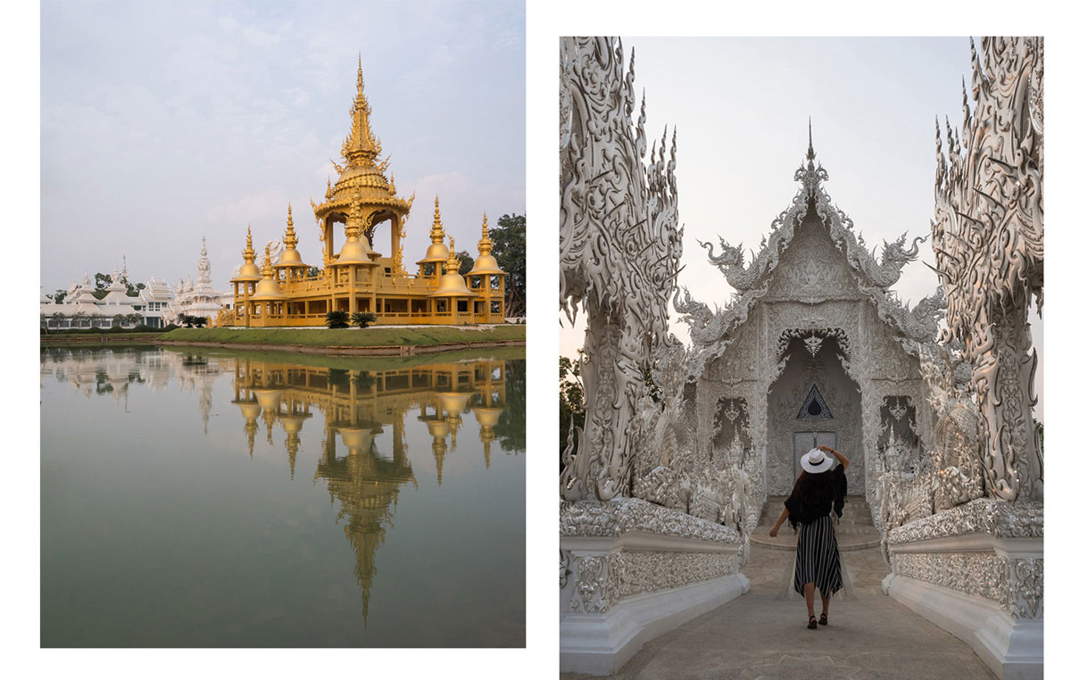 white temple chiang rai2 - Reiseguide Chiang Rai - weißer Tempel, blauer Tempel und Big Buddha