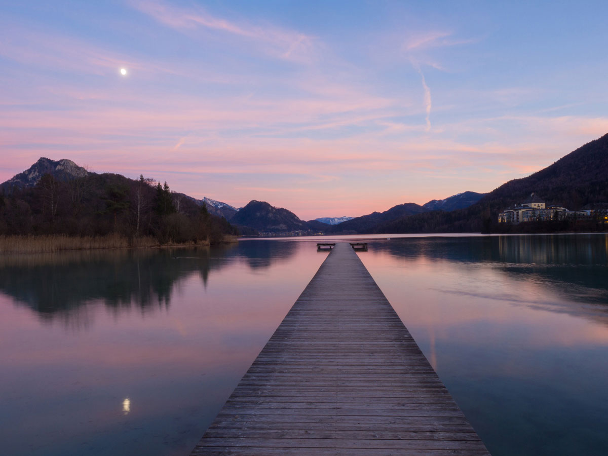 Sonnenuntergang Fuschlsee