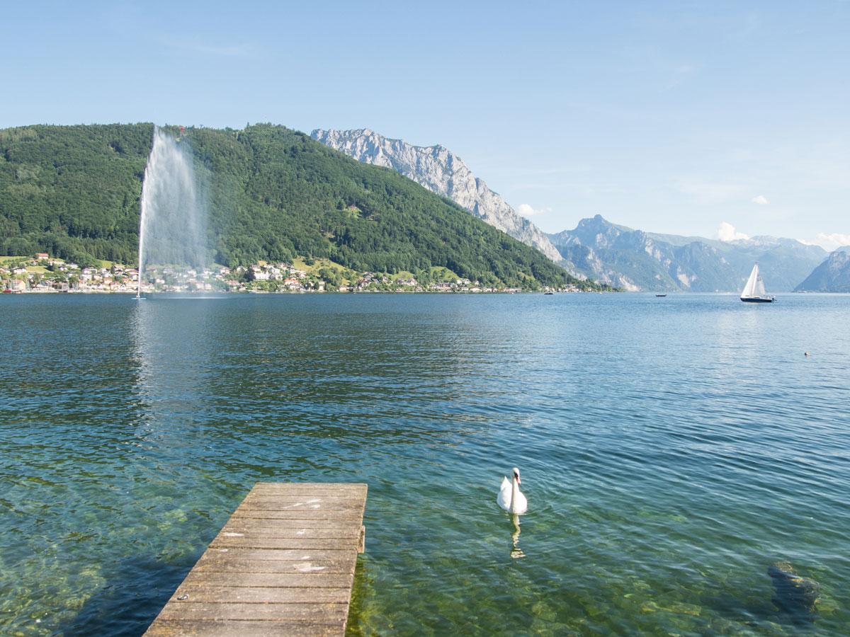 Traunsee Gmunden Promenade