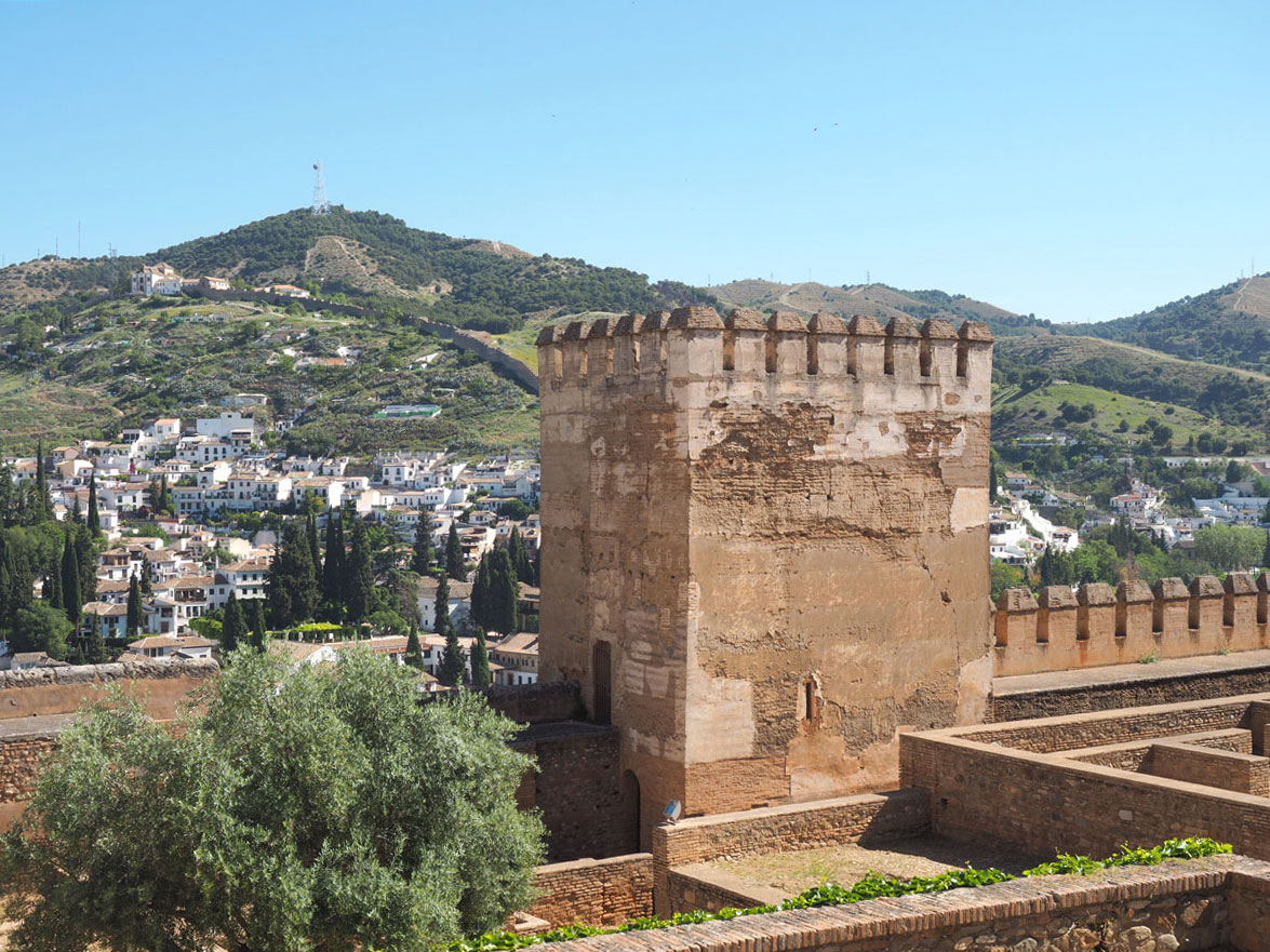 Alcazaba Alhambra Granada Andalusien”