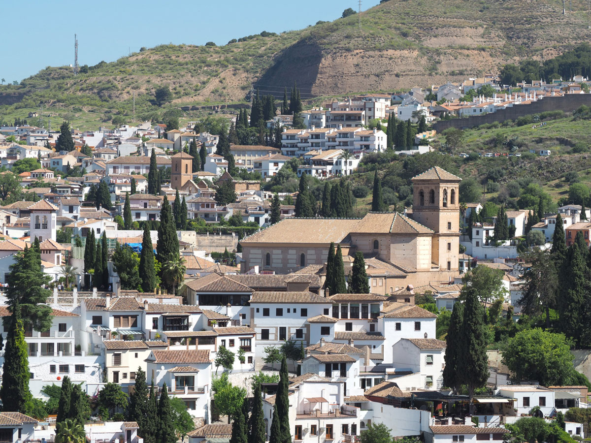 Ausblick Granada Von Alhambra
