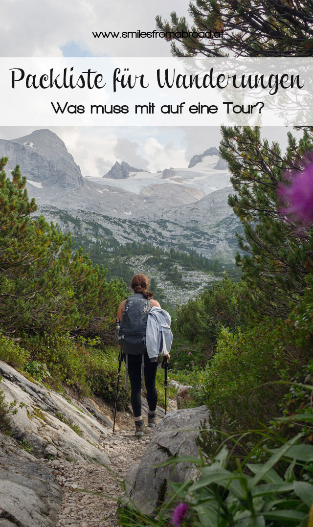 Packliste Wanderungen Pinterest”