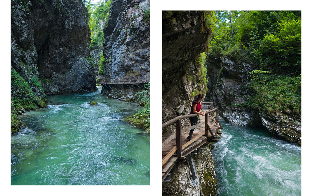 Slowenien Vintgar Klamm