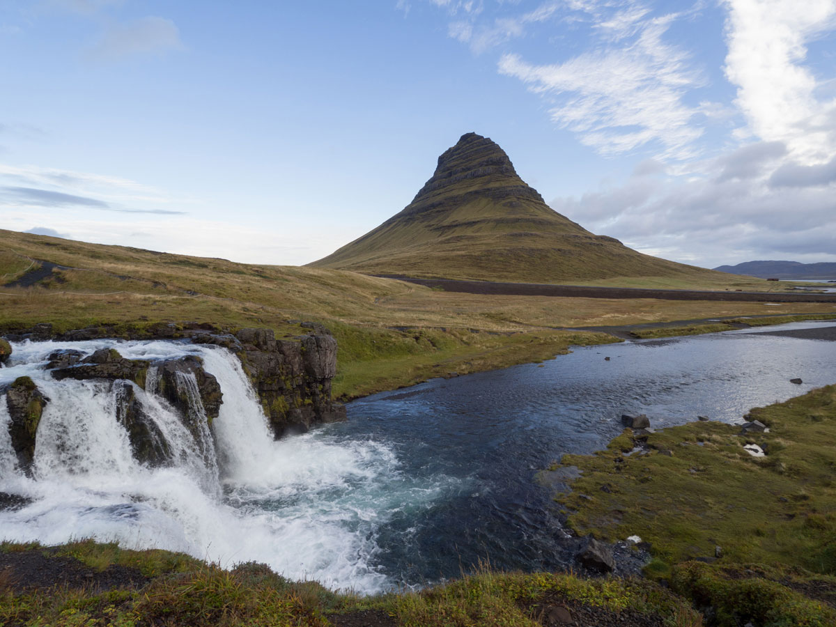 ”snæfellsnes Halbinsel Island Kirkjufellsfoss