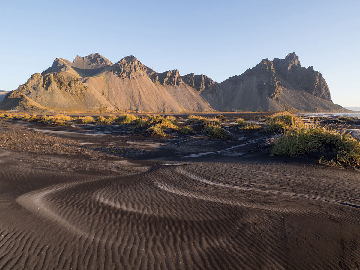 Stokksnes Sonnenaufgang