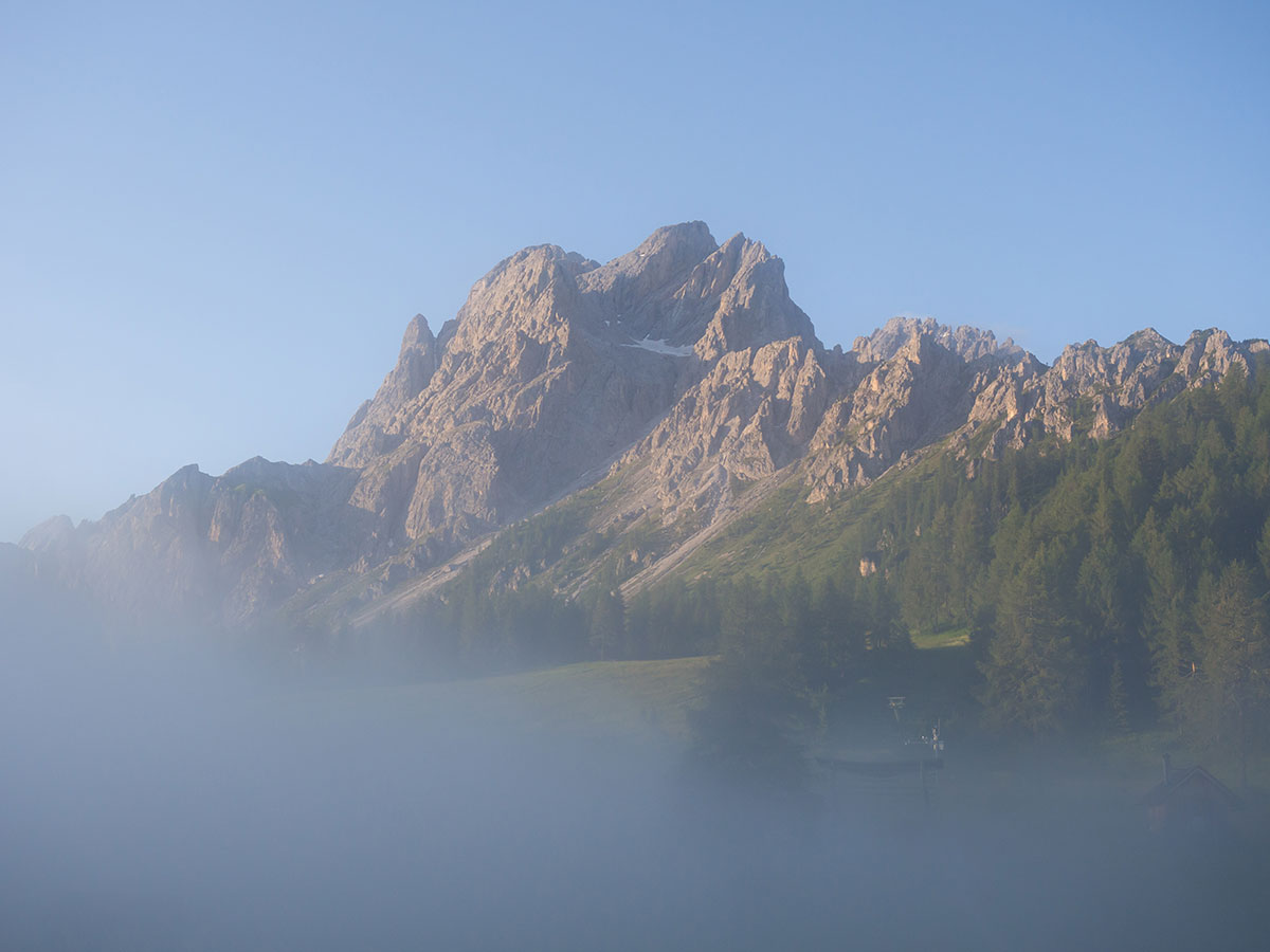 Rotwandwiesenhütte Sonnenaufgang