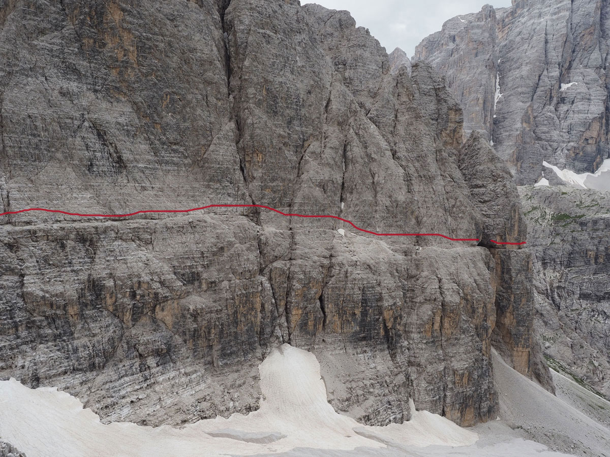 Sentinella Scharte Elfer Scharte Alpinisteig Dolomiten Klettersteig (”)