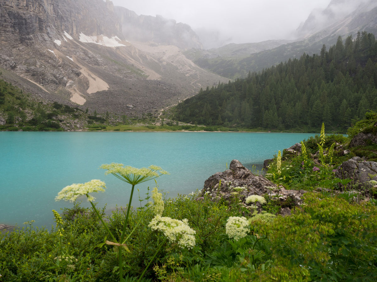 Sorapis See Dolomiten Italien Wandern (”)