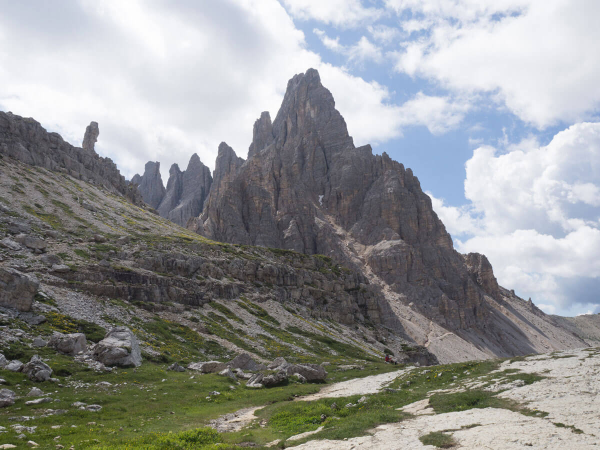 Toblinger Knoten Klettersteig Dolomiten Suedtirol (”)