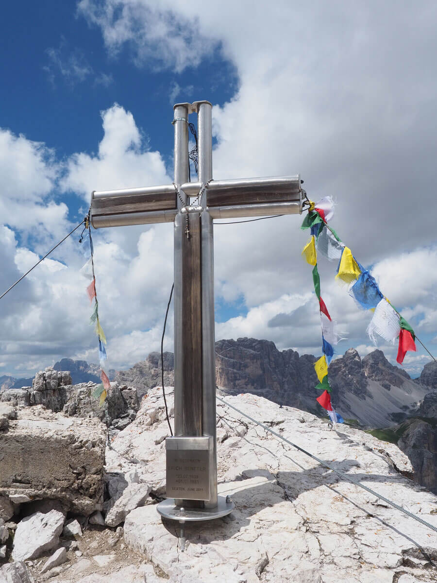 Toblinger Knoten Klettersteig Dolomiten Suedtirol (”)