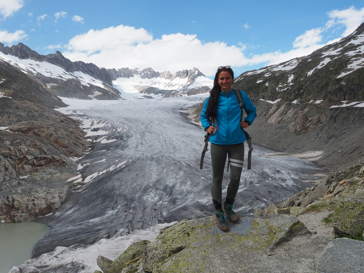 Ausflugsziel Furkapass Schweiz Rhonegletscher Wandern”