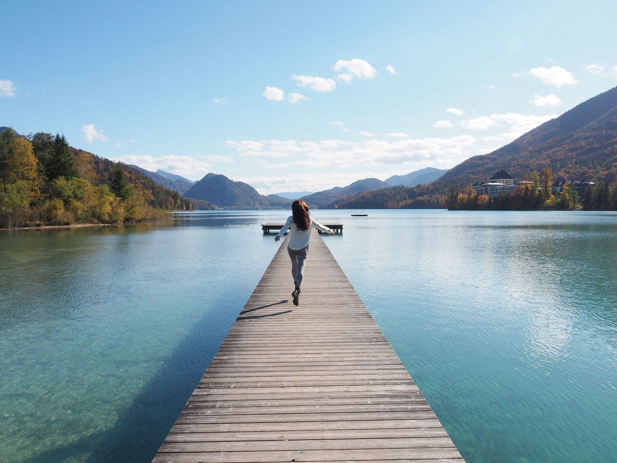 Salzburg Fuschlsee Herbst