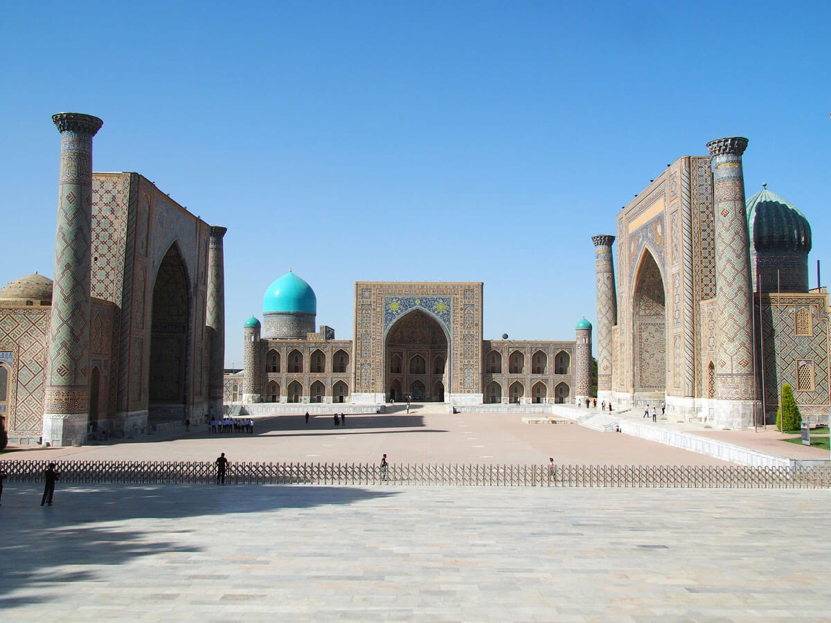 Samarkand Usbekistan Sehenswuerdigkeiten Registan ”