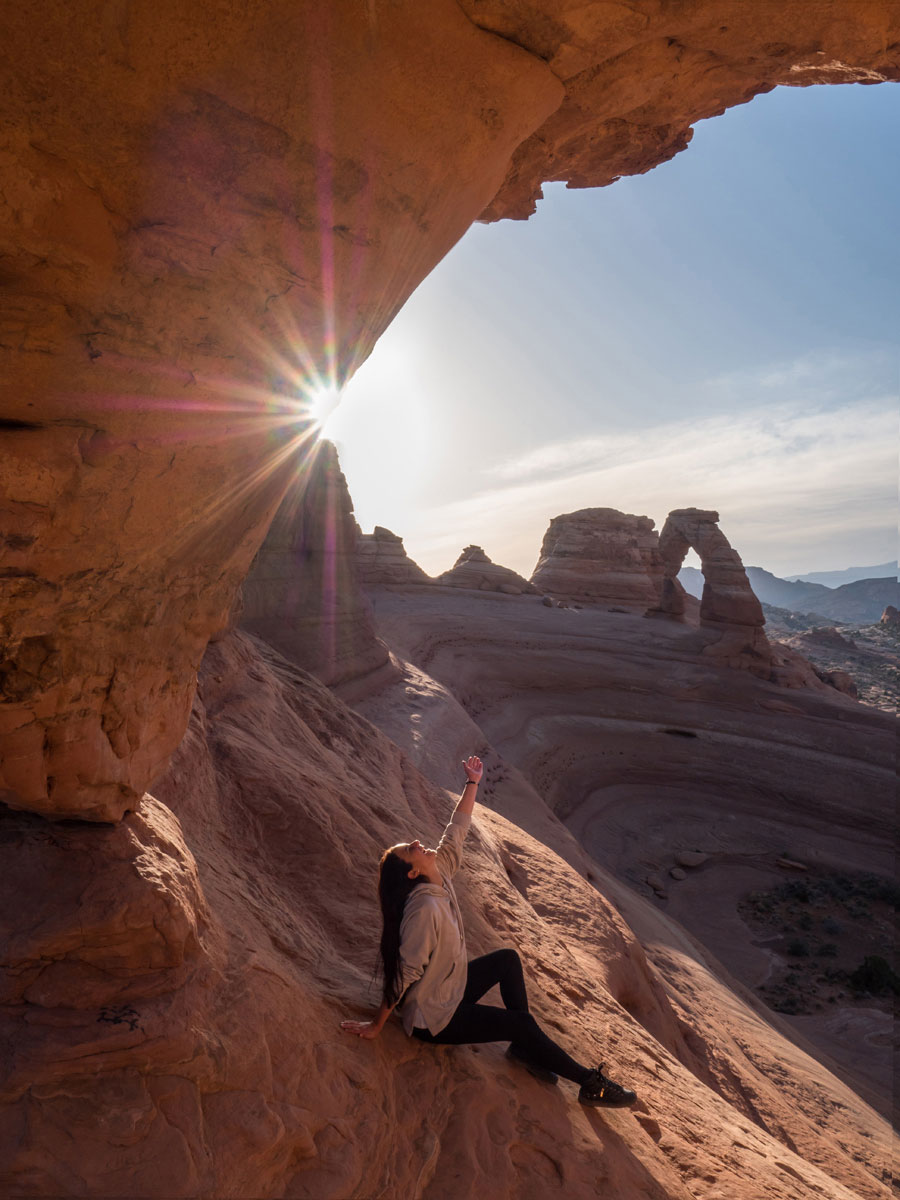Arches Nationalpark Delicate Arch Sonnenaufgang