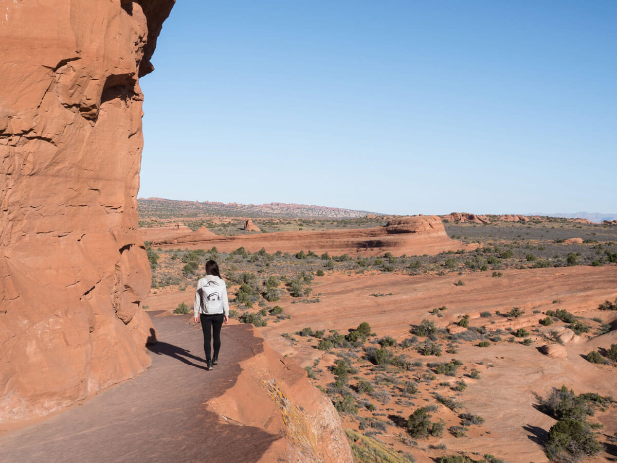 Sonnenaufgang Arches Nationalpark Usa Delicate Arch ”
