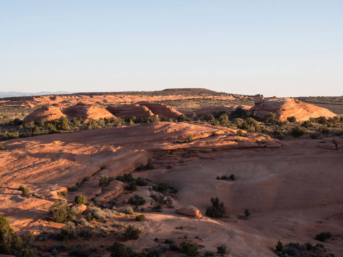 Sonnenaufgang Arches Nationalpark Usa Delicate Arch ”