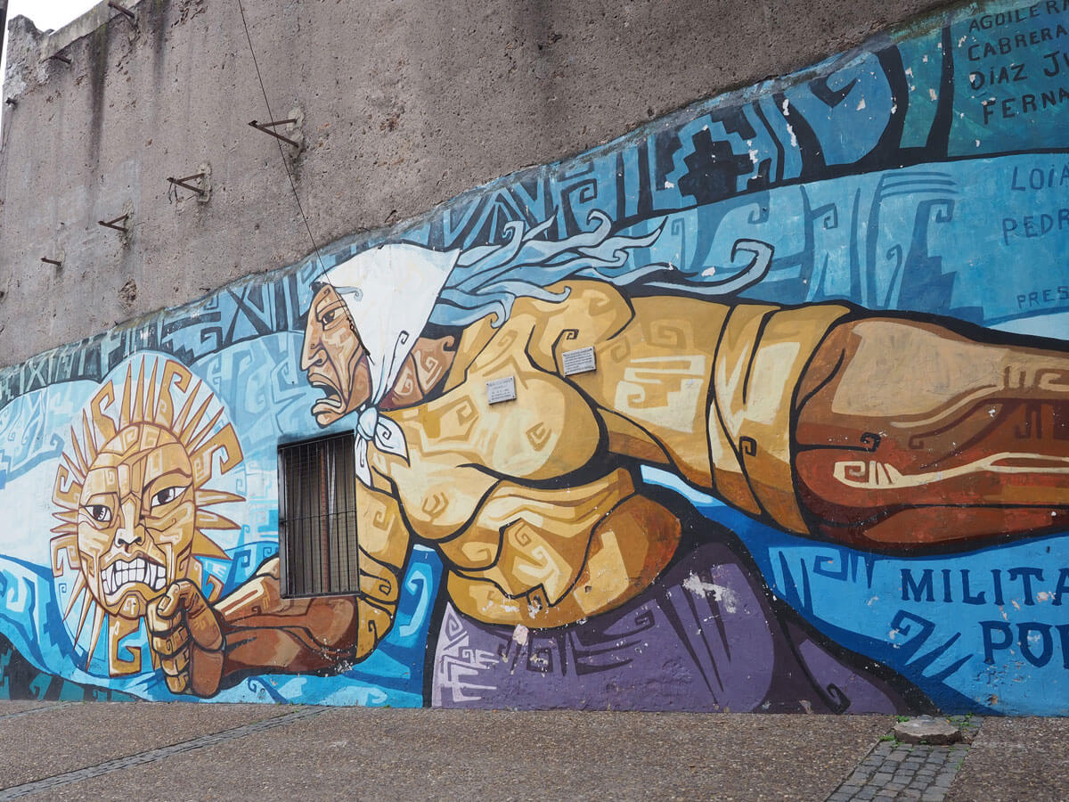Buenos Aires Sehenswuerdigkeiten Graffiti