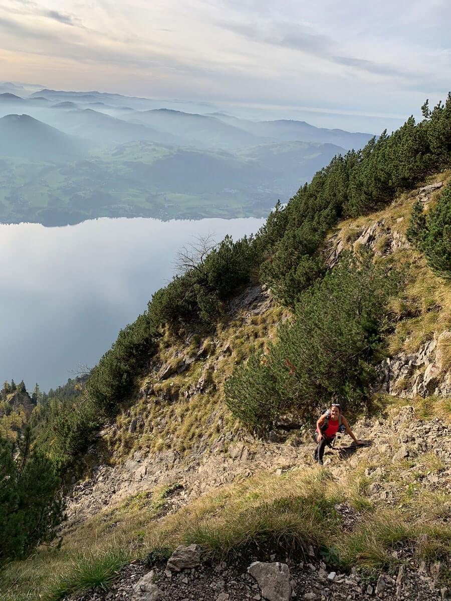 Traunstein Hernlersteig Klettersteig