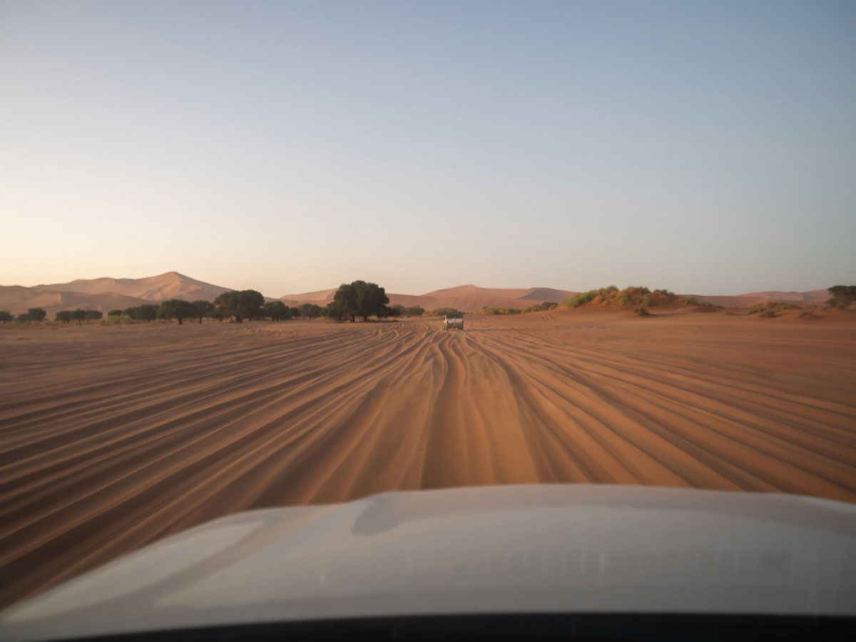 Anreise Deadvlei Namibia Anreise Deadvlei Namibia