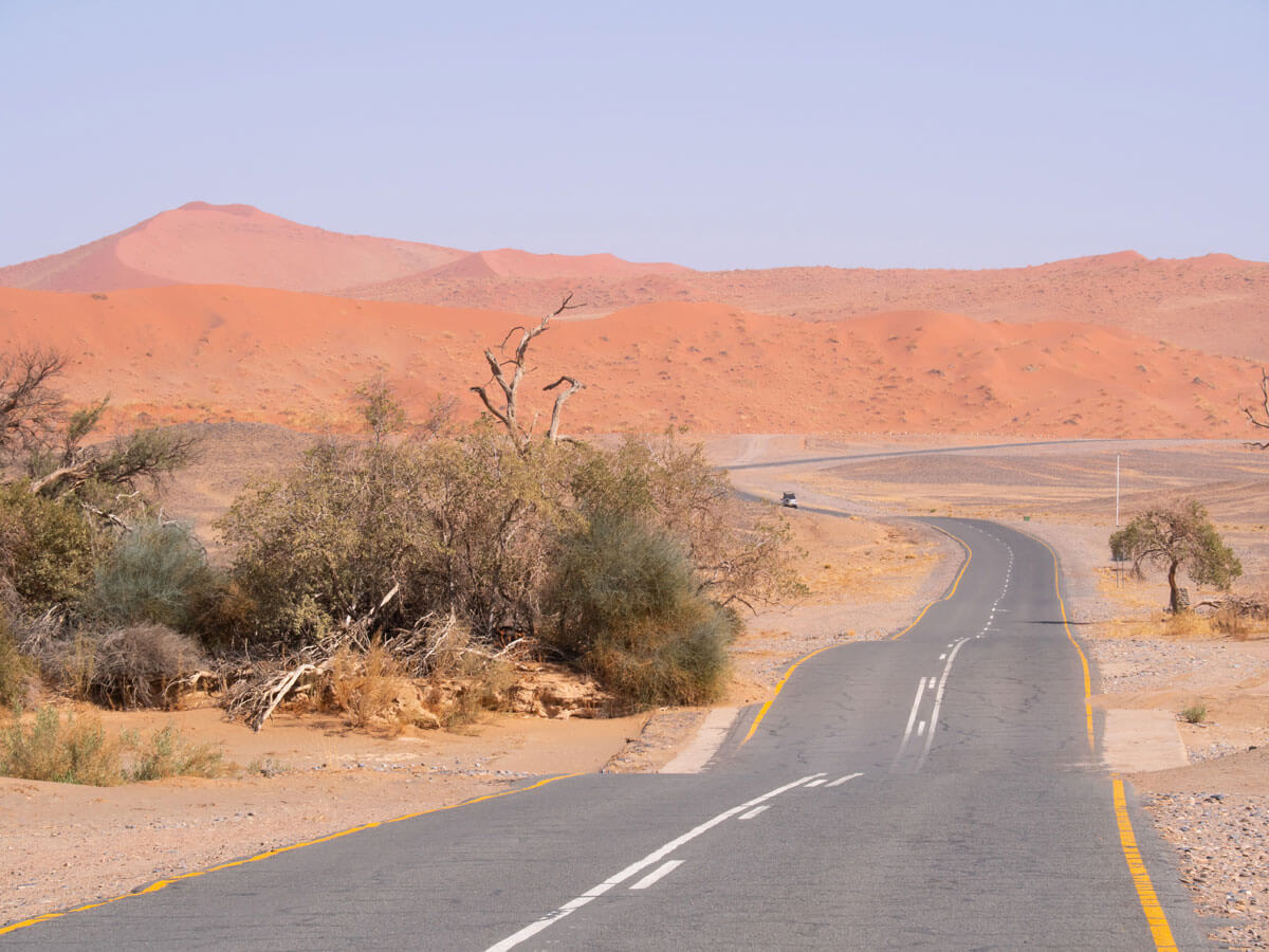 Anreise Sossusvlei Namibia