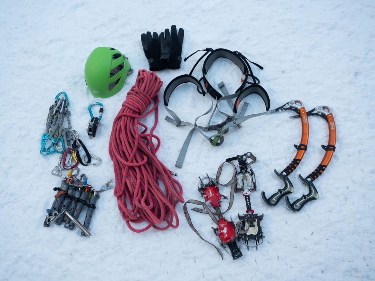 Eisklettern Pitztal Taschachschlucht ”