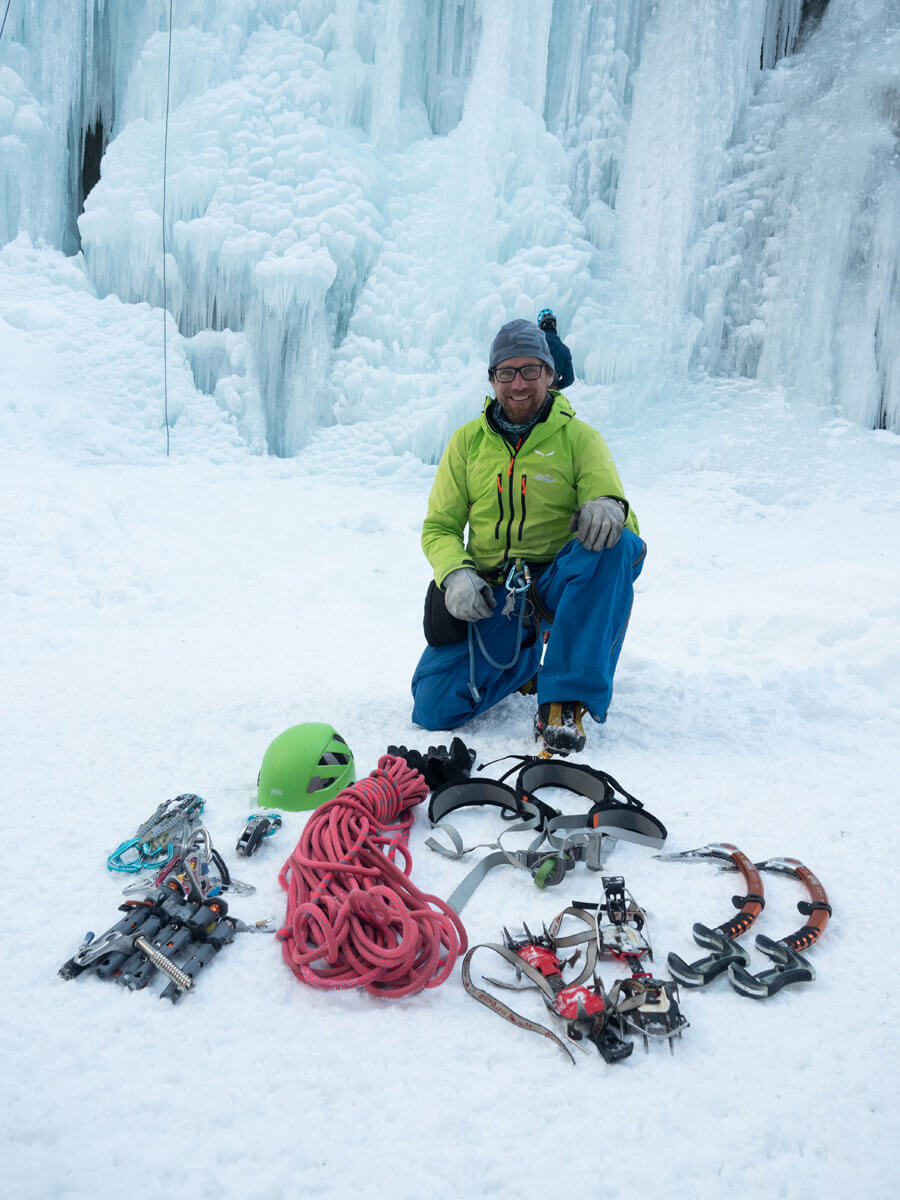 Eisklettern Pitztal Taschachschlucht ”