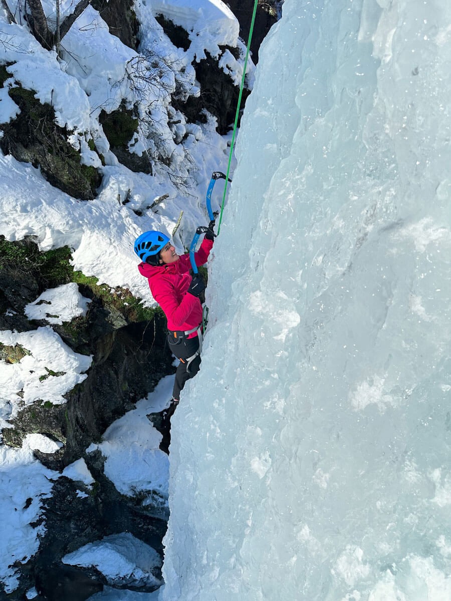 Eisklettern Pitztal Taschachschlucht (”)