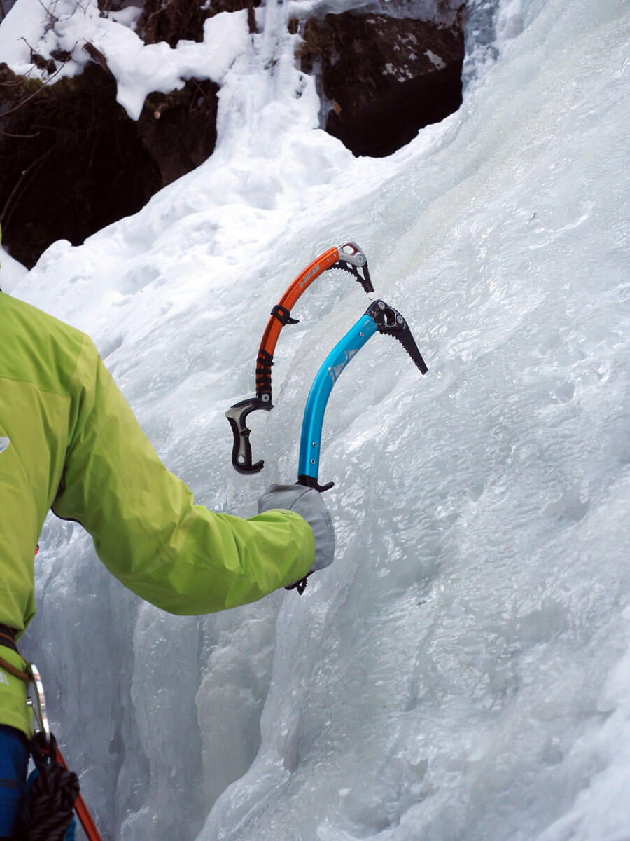 Eisklettern Pitztal Taschachschlucht ”