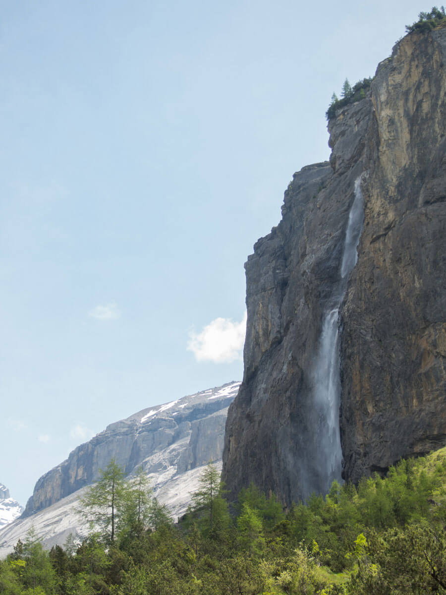 Kandersteg Oeschinensee Wasserfall