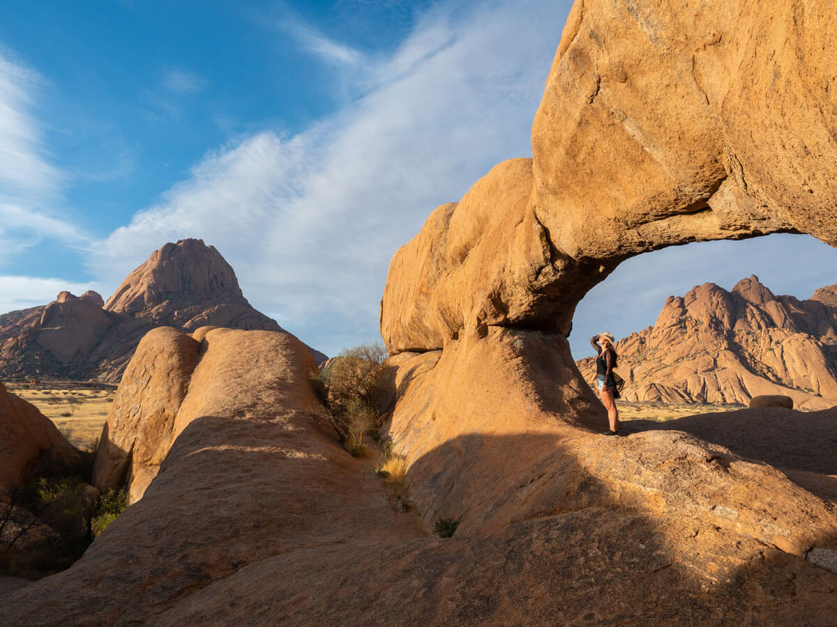 Natürliche Brücke Spitzkoppe Namibia Sehenswuerdigkeiten Spitzkoppe (”)