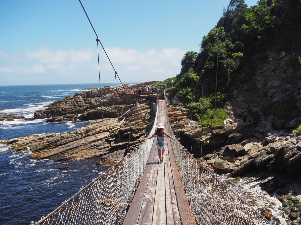 Suedafrika Garden Route Tsitsikamma Nationalpark Bruecke ”