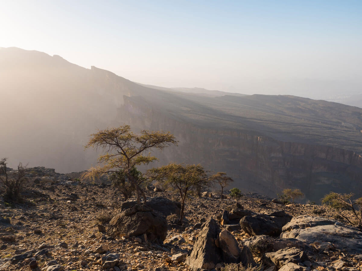 Oman Rundreise Reiseroute Jabal Shams Balcony Walk ”