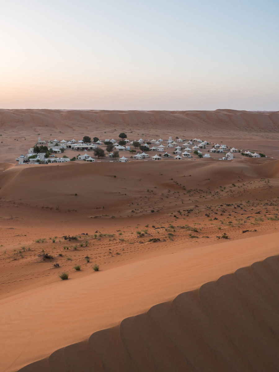 Oman Rundreise Reiseroute Wueste Wahiba Sands ”