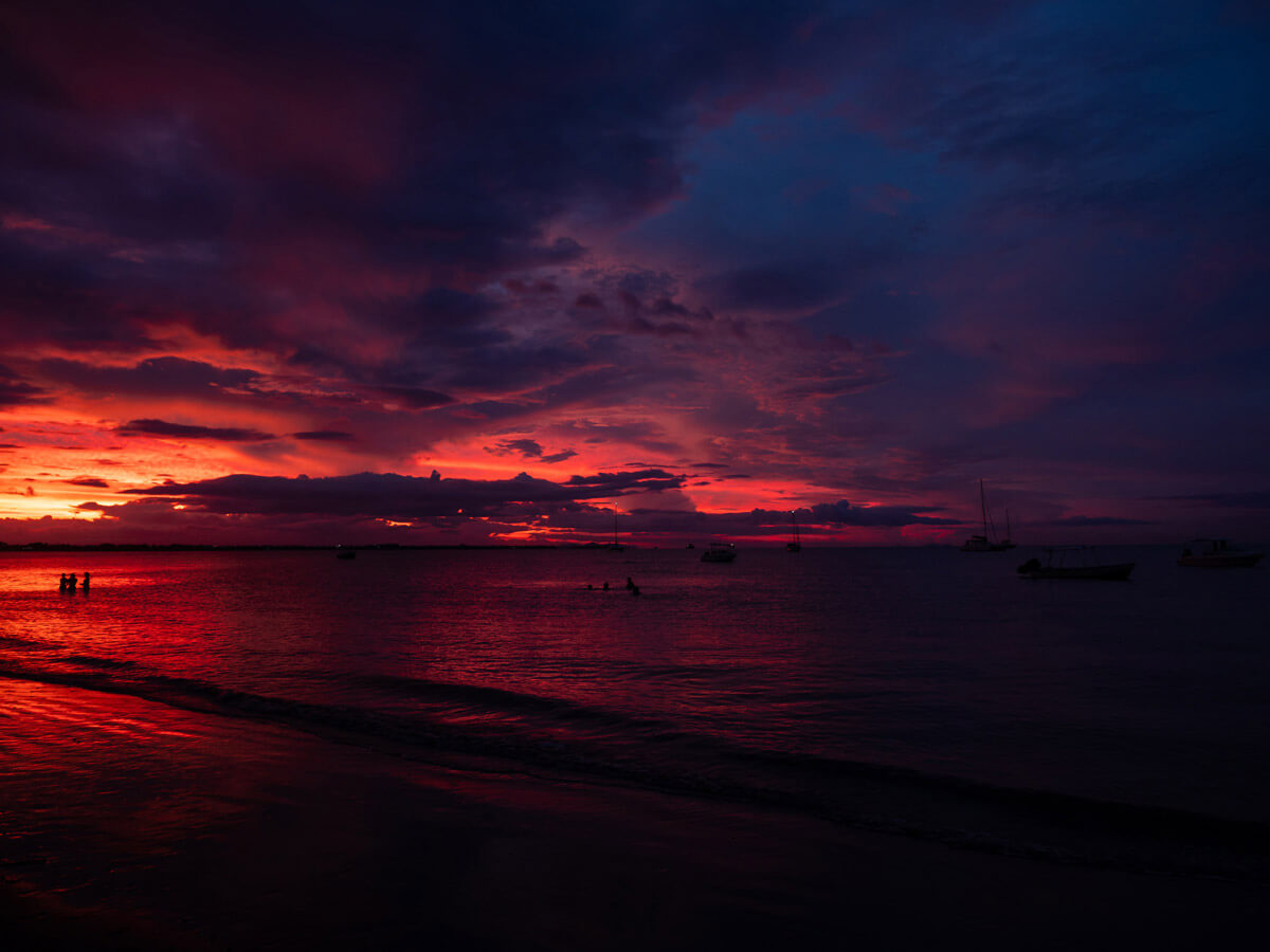 Fiji Nadi Sonnenuntergang Fiji Nadi Sonnenuntergang